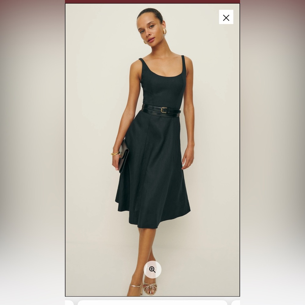 Magnolia Linen Dress Reformation